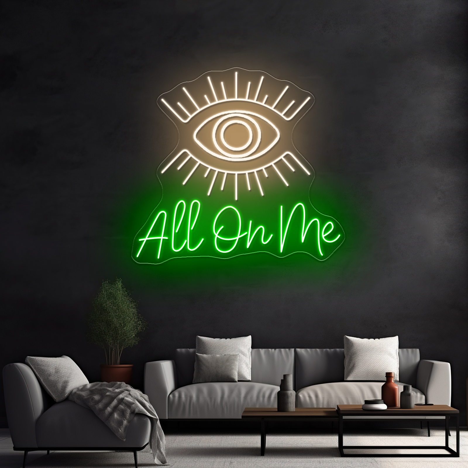 all eyes on me_暖白色