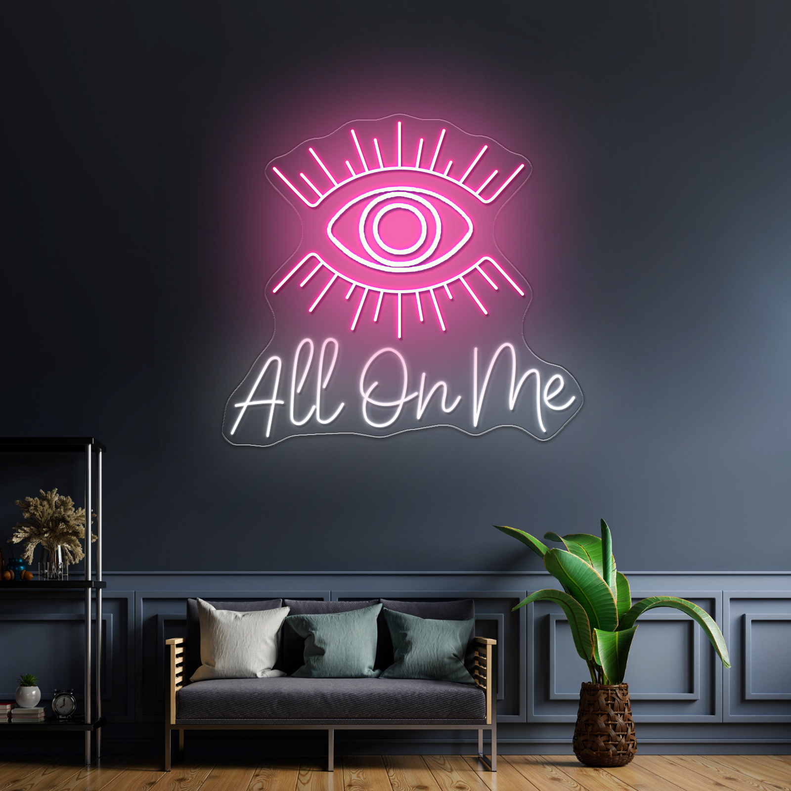 all eyes on me_桃粉色