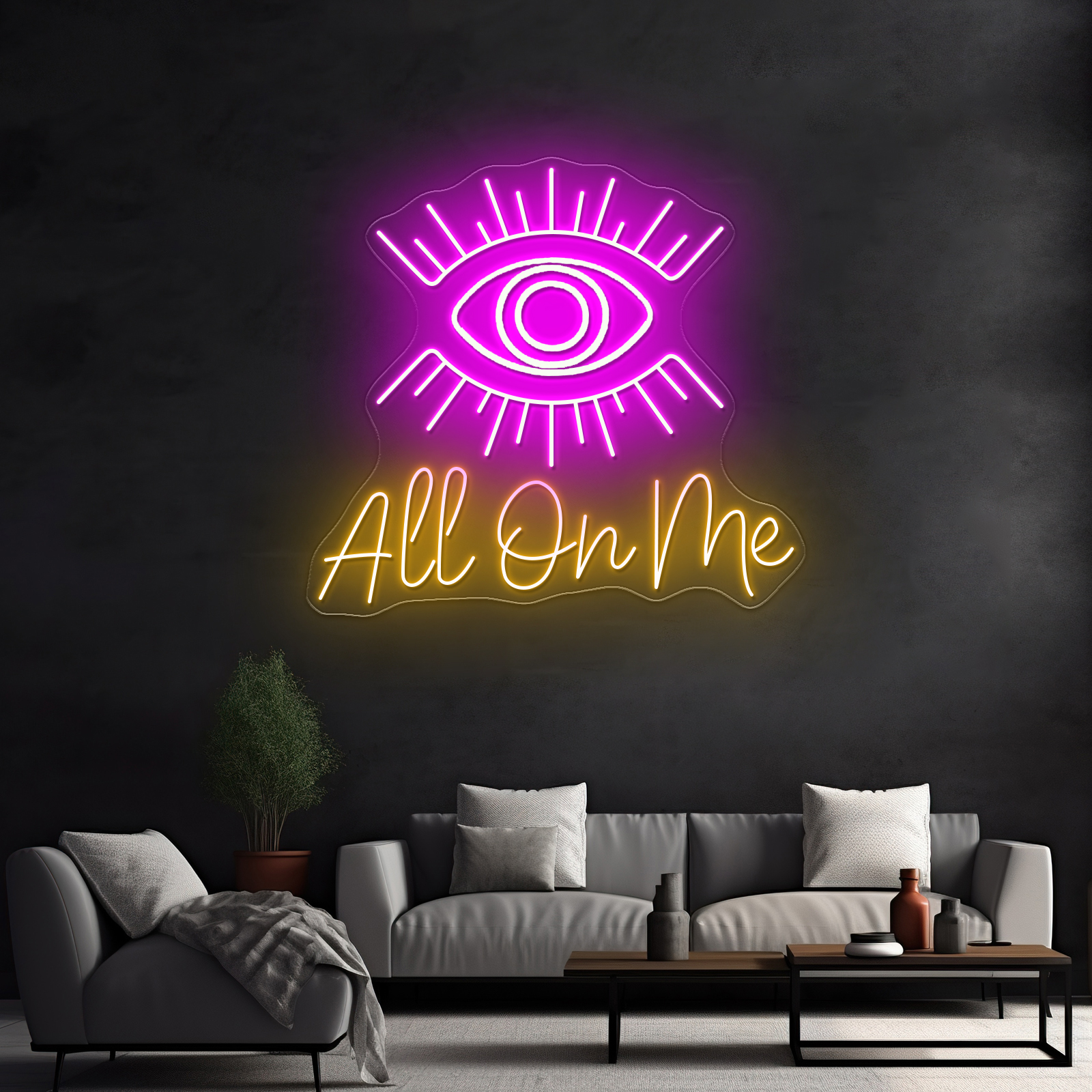 all eyes on me_深粉色