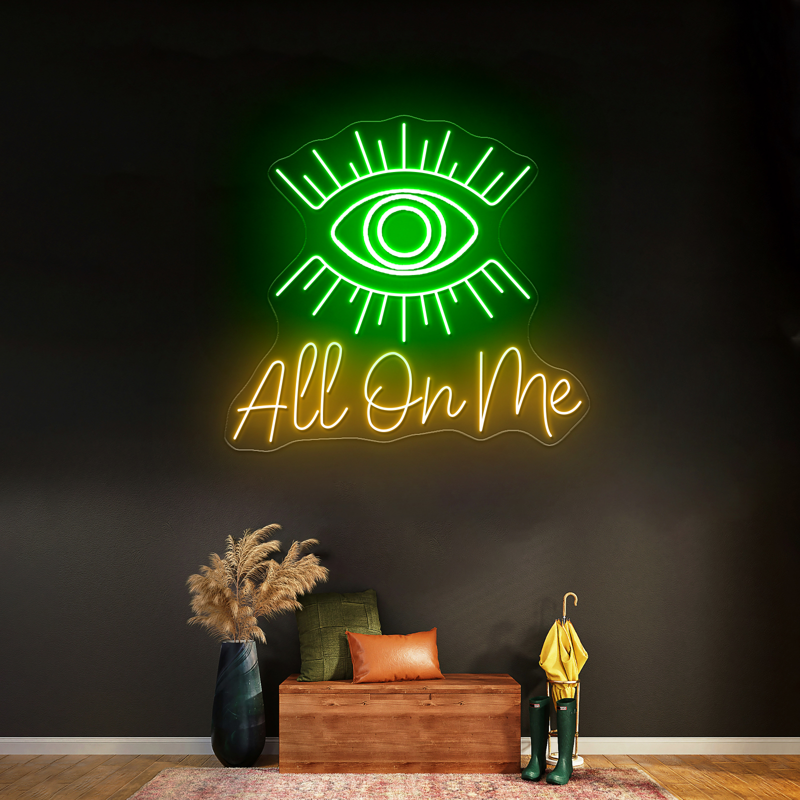 all eyes on me_绿色
