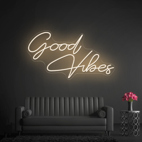Good Vibes Neon Sign - Image 6
