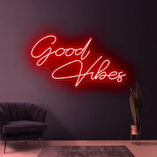 Good Vibes Neon Sign - Image 13