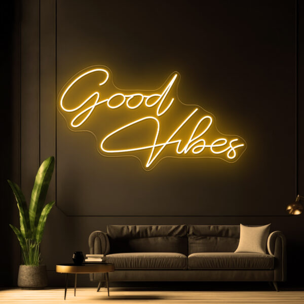 Good Vibes Neon Sign - Image 9