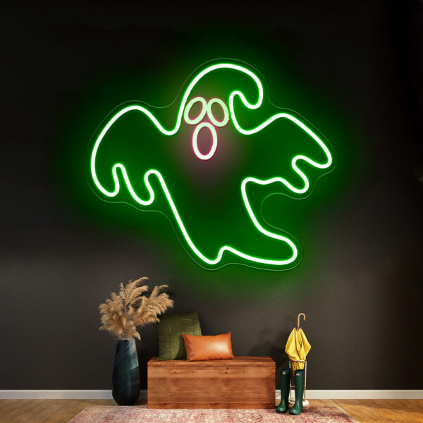 GoodHalloween Emojis Neon Sign - Image 10