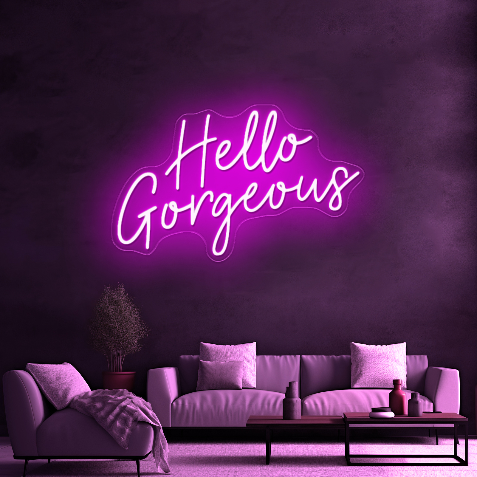 hello gorgeous_粉色