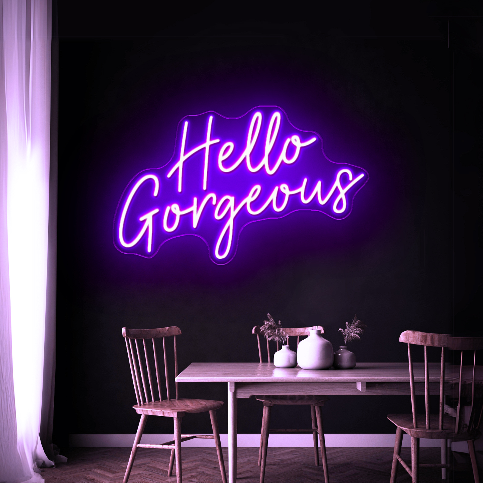 hello gorgeous_紫色