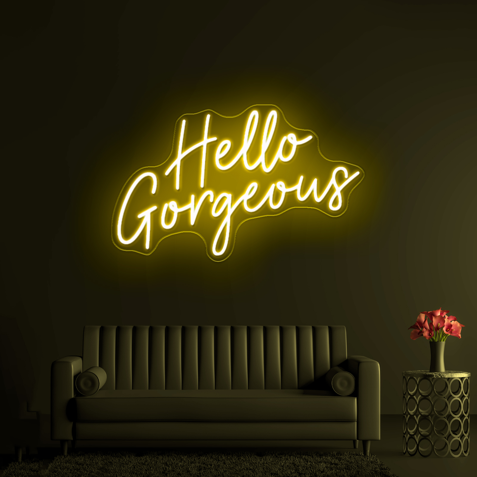 hello gorgeous_黄色