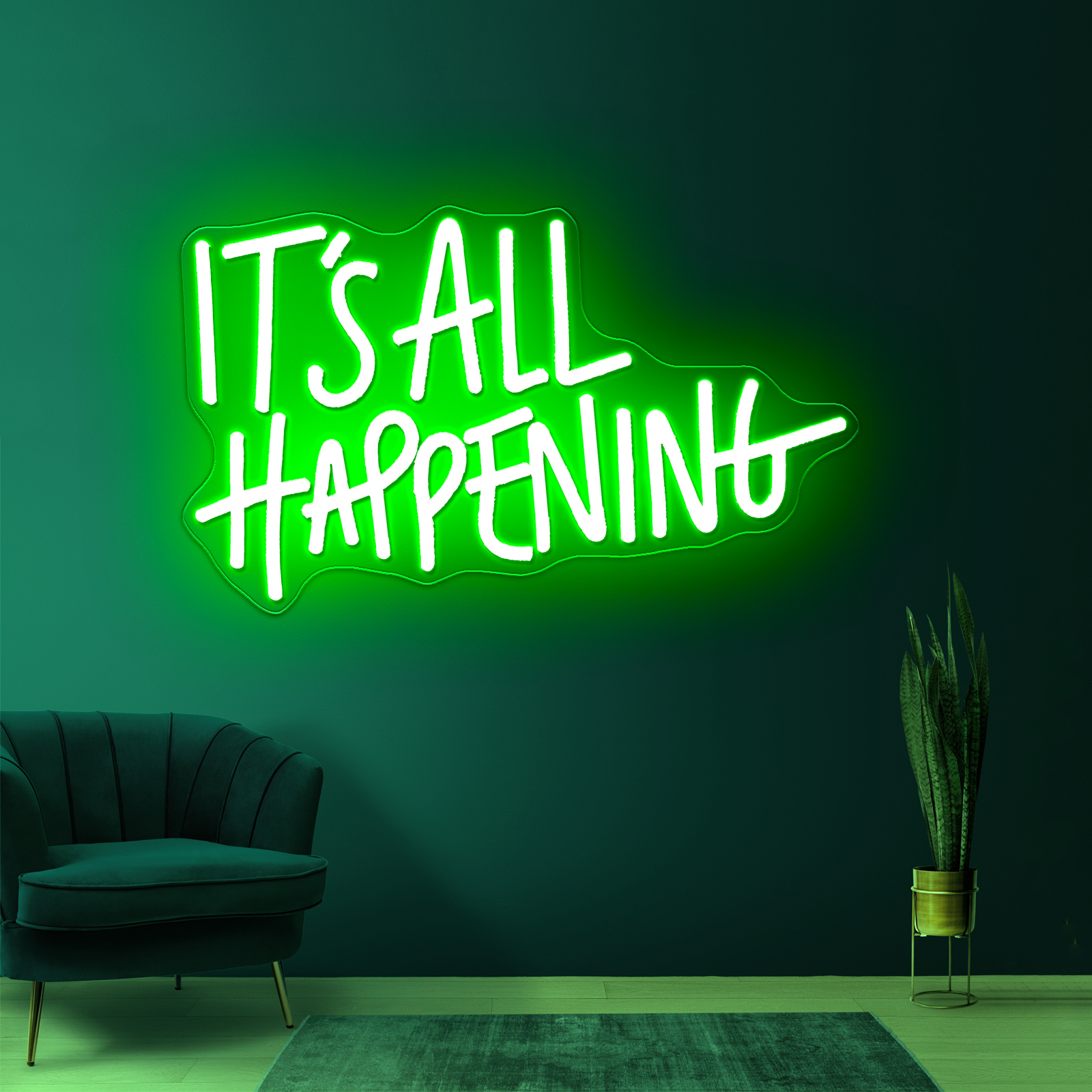 it's all happening_绿色