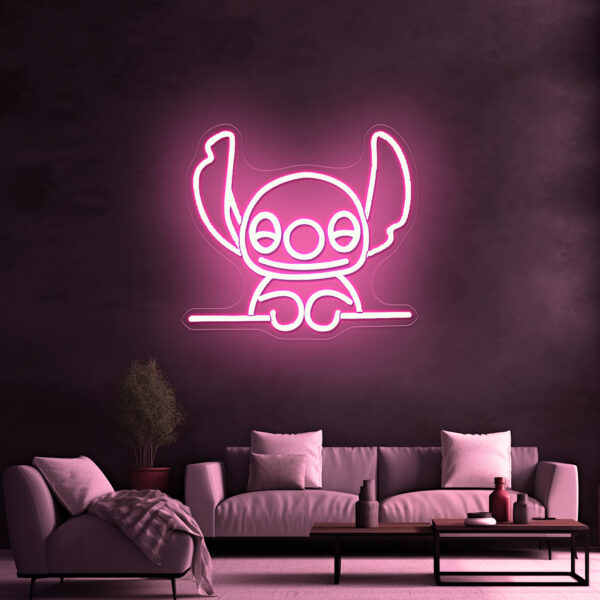 Stitch Face LED Neon Light - Image 4