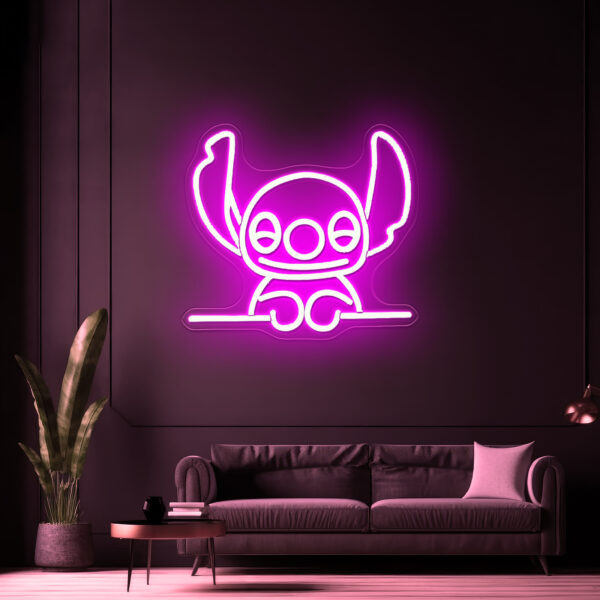 Stitch Face LED Neon Light - Image 5