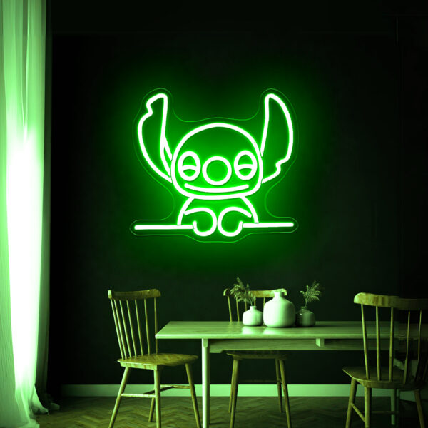 Stitch Face LED Neon Light - Image 7