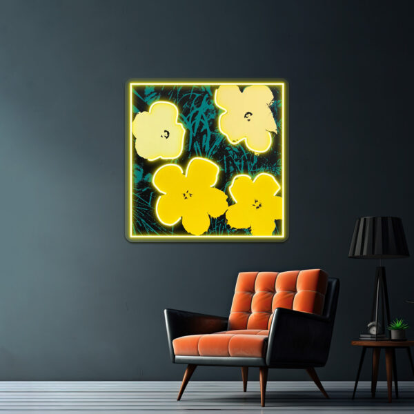 Andy Warhol Yellow Flower - Image 2